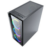 ATX Semi-tower Box GEMBIRD CCC-FC-1500RGB Black